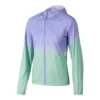 Jacke mit durchgehendem Reißverschluss „Green Purple“