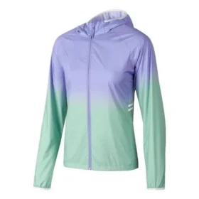 Jacke mit durchgehendem Reißverschluss „Green Purple“