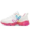 James Goldcrown x Skechers D‘ Lites Crystal Low-Top-Laufschuhe Rosa/Weiß