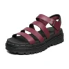 Jammers Poppin“ Riemchensandale „Burgundy“