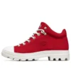 Jeremy Ville x Skechers Roadies High-Top-Canvas-Schuhe Rot/Weiß