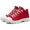 Jeremy Ville x Skechers Roadies High-Top-Canvas-Schuhe Rot/Weiß