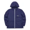 Kapuzen-Windjacke, leichte, dünne Freizeitjacke „Blau-Weiß“