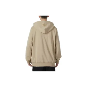 Kapuzenjacke mit durchgehendem Reißverschluss „Tan“