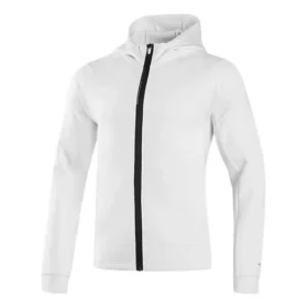 Kapuzenjacke mit durchgehendem Reißverschluss „White Black“