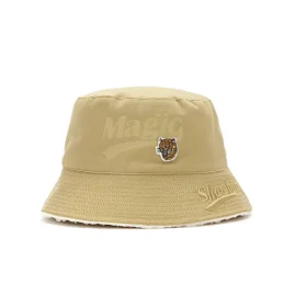Klassischer Fischer-Hut mit Logo-Buchstaben-Aufdruck „Tan“