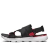 Klettverschluss Outdoor Atmungsaktive Strand-Sport-Sandalen Schwarz Rot