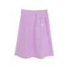 Kontrast-Patchwork-Rock mit Logo-Print „Purple“