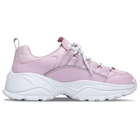 Kozmiks Low-Top Daddy-Schuhe Rosa/Weiß