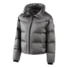 Kurze Daunenjacke „Grey“