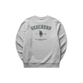 Langarm-T-Shirt mit Aufdruck „Grey“