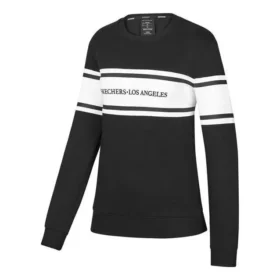 Langarmpullover mit Aufdruck „Schwarz Weiß“