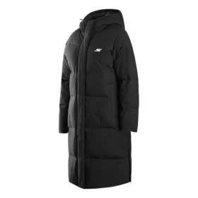 Lange Daunenjacke „Black“