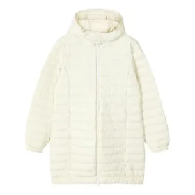Lange Daunenjacke „Weiß“