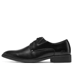 LARKEN Leder-Anzugschuhe „Black“