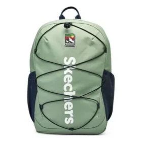 Leichter Stoffrucksack „Green White“