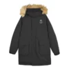 Lifestyle-Serie Lange Daunenjacke „Black“