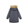 Lifestyle-Serie Lange Daunenjacke „Black“