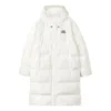 Lifestyle-Serie Lange Daunenjacke „Weiß“