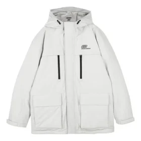 Lifestyle-Serie Waterproof Daunenjacke mit Kapuze „White Black“