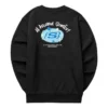 Logo-Grafik-Crew-Sweater „Black Blue White“
