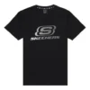 Logo-Grafik-T-Shirt „Black Silver“