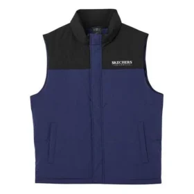Logo Small Patchwork Sports Standkragen-Daunenweste „Multi-Color“