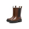 Low Notch Stiefel „Brown“
