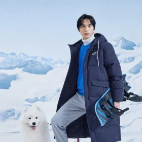 Lässige Daunenjacke „Blue“