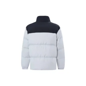 Lässige Daunenjacke „Grau-Schwarz“