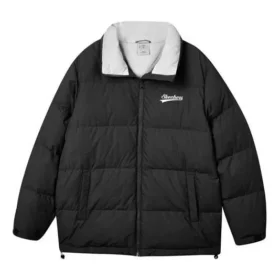 Lässige Daunenjacke „Schwarz Weiß“