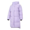 Lässige lange Daunenjacke „Purple“