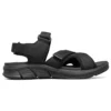 Lässige schwarze Sandalen