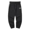 Lässige Webhose „Schwarz Weiß“