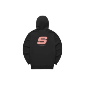 Lässiger Hoodie mit Logo-Print „Black Pink“