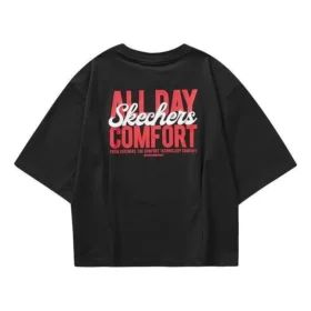 Lässiges T-Shirt mit Grafikprint „Black Red“ Lässiges T-Shirt mit Grafikprint „Black Red“