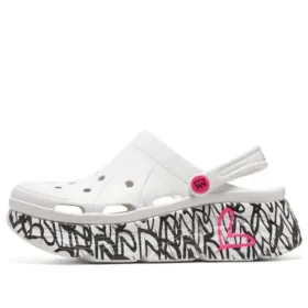 Max Cushioning Foamies „Weiß Schwarz Rosa“