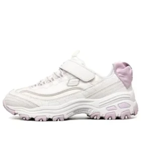 Mädchen-Low-Running-Schuhe KIDS Weiß/Lila