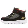 Microspec Zovox Blended Velcro Schuhe „Schwarz Grau Rot“