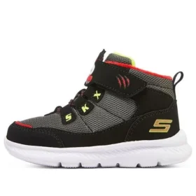 Microspec Zovox Blended Velcro Schuhe „Schwarz Grau Rot“