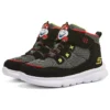 Microspec Zovox Blended Velcro Schuhe „Schwarz Grau Rot“