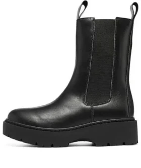 Mid-Top-Slipper „Schwarz“