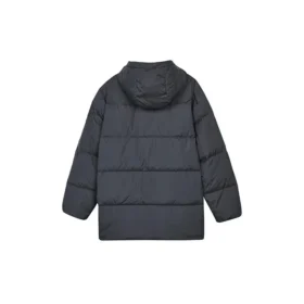 Mittellange Daunenjacke „Schwarz“