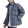 Mittellange Daunenjacke „Teal“