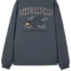 Neujahrs-Jacke „Grey“ aus Baumwolle mit Drachenmotiv