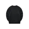 Neujahrsserie Graphic Knit Crew Sweatshirt „Black Red Yellow“