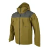 Nightingale-Serie Kapuzenjacke mit Reißverschluss „Olivgrün-Grau“