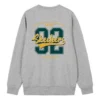 Number Printed Crew Sweatshirt „Grey Black White“