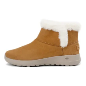 On-the-GO Joy Schneestiefel „Braun Weiß“