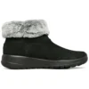 On-the-GO Joy Schneestiefel mit Fell „Schwarz-Weiß“